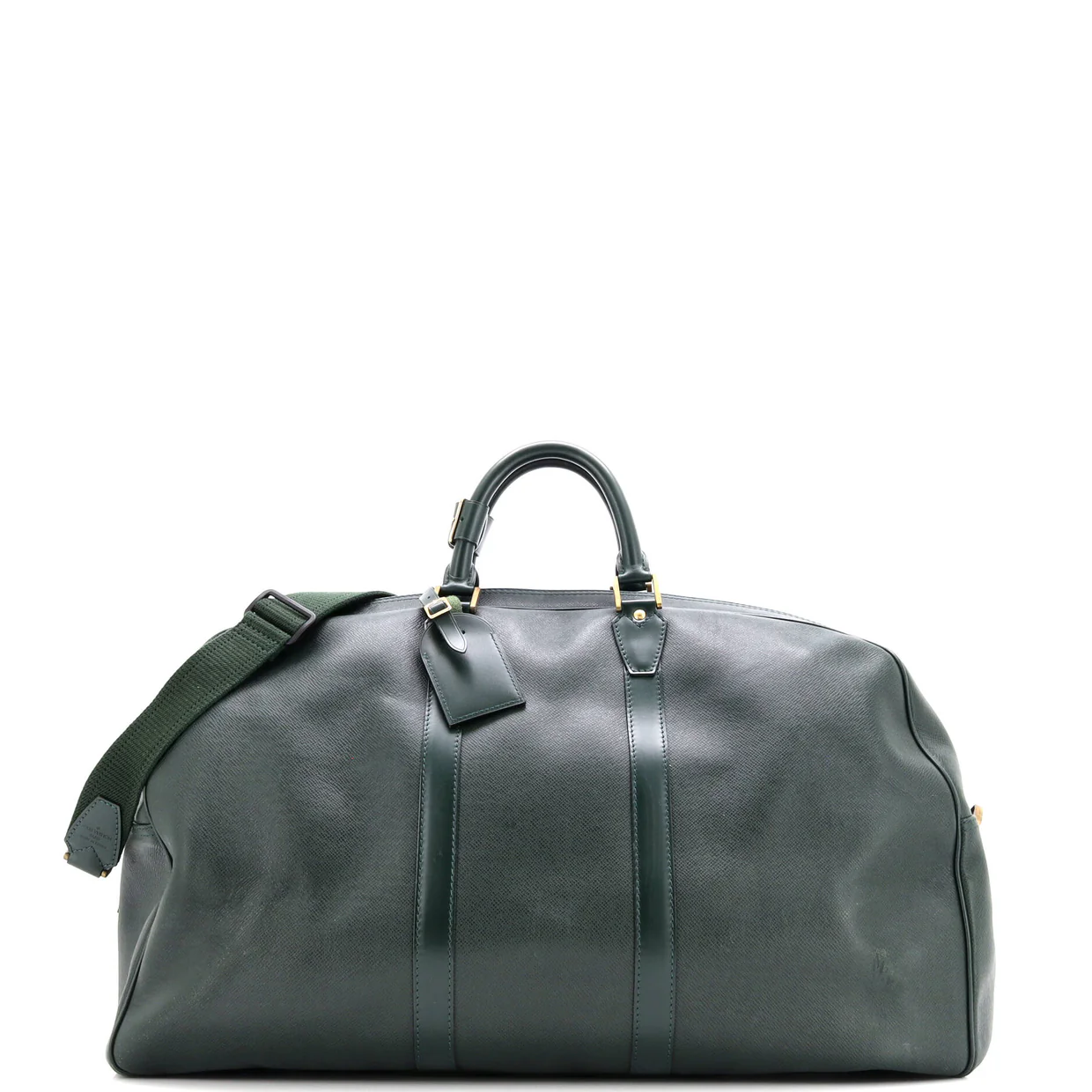 Kendall Handbag Taiga Leather GM - Deep Luxury