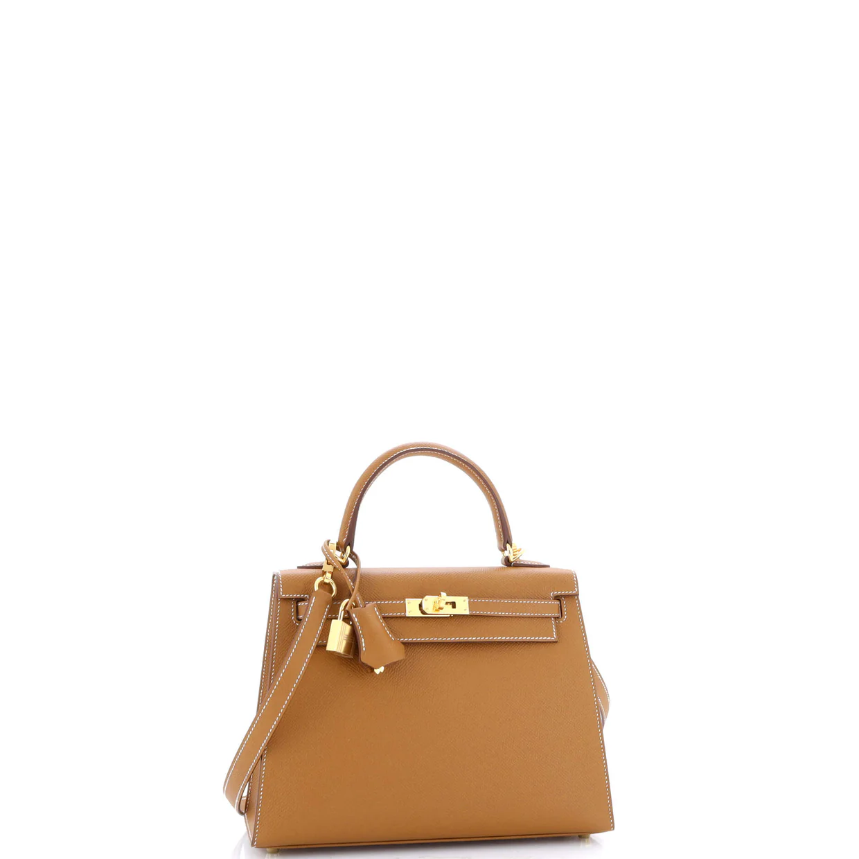 Kelly Handbag Gold Epsom with Gold Hardware 25 - Deep Luxury