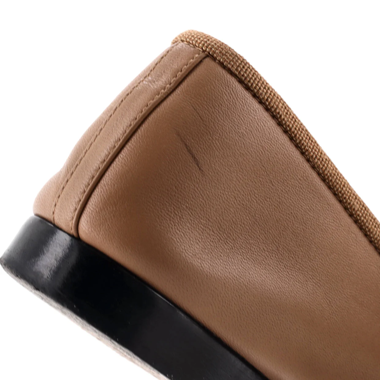 Women's CC Cap Toe Bow Ballerina Flats Leather - Deep Luxury