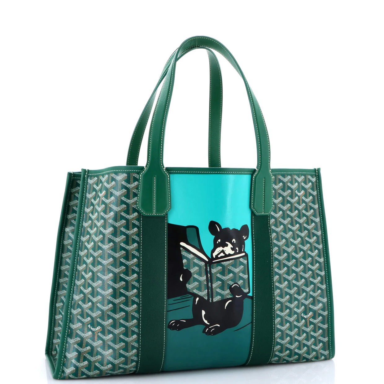 Villette Tote Printed Coated Canvas MM - Deep Luxury