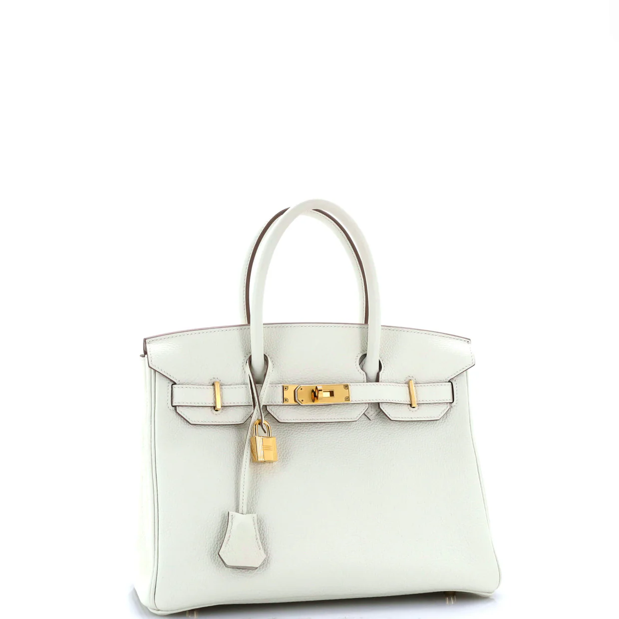 Birkin Handbag Light Togo with Gold Hardware 30 - Deep Luxury