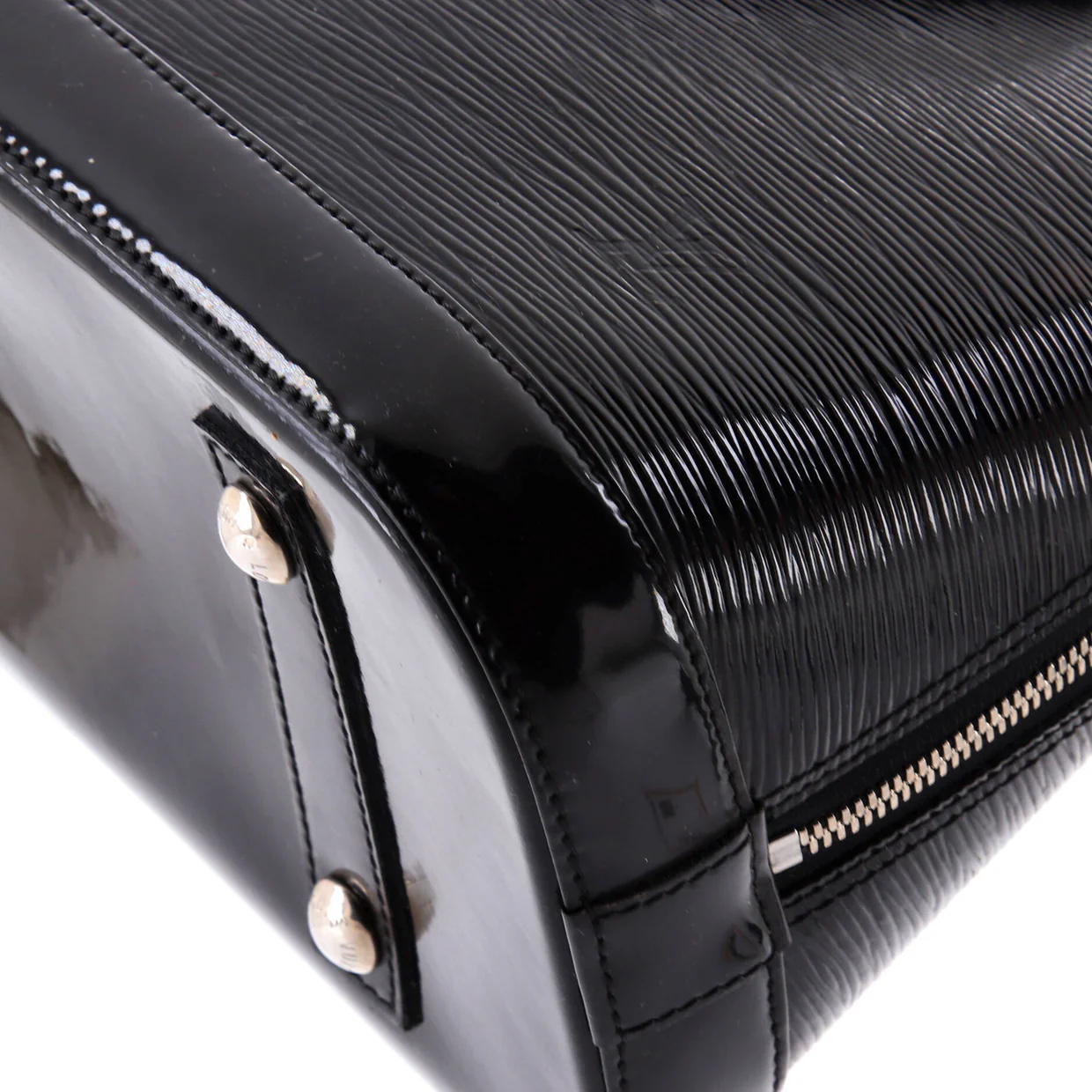 Alma Handbag Electric Epi Leather PM - Deep Luxury