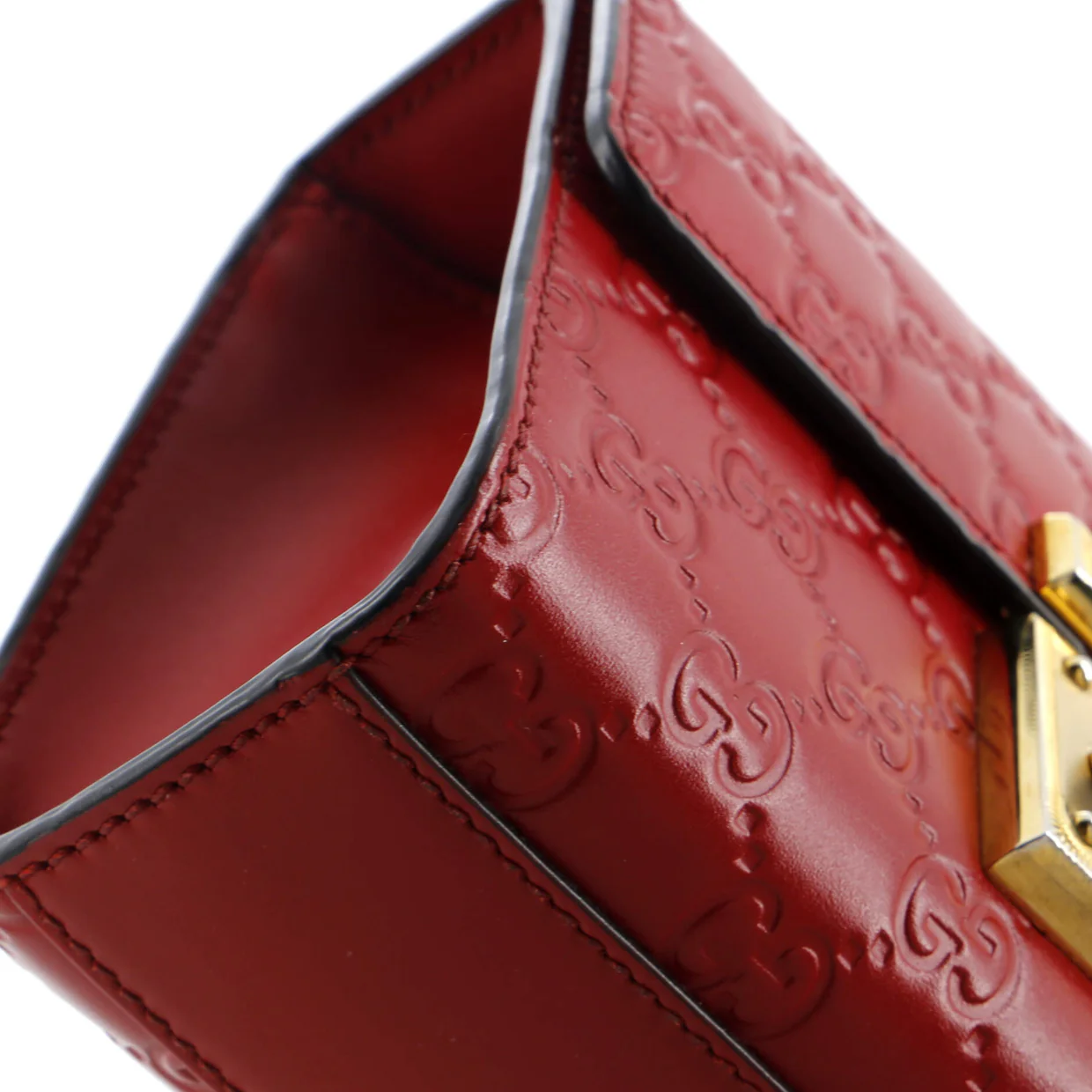 Padlock Shoulder Bag Guccissima Leather Small - Deep Luxury