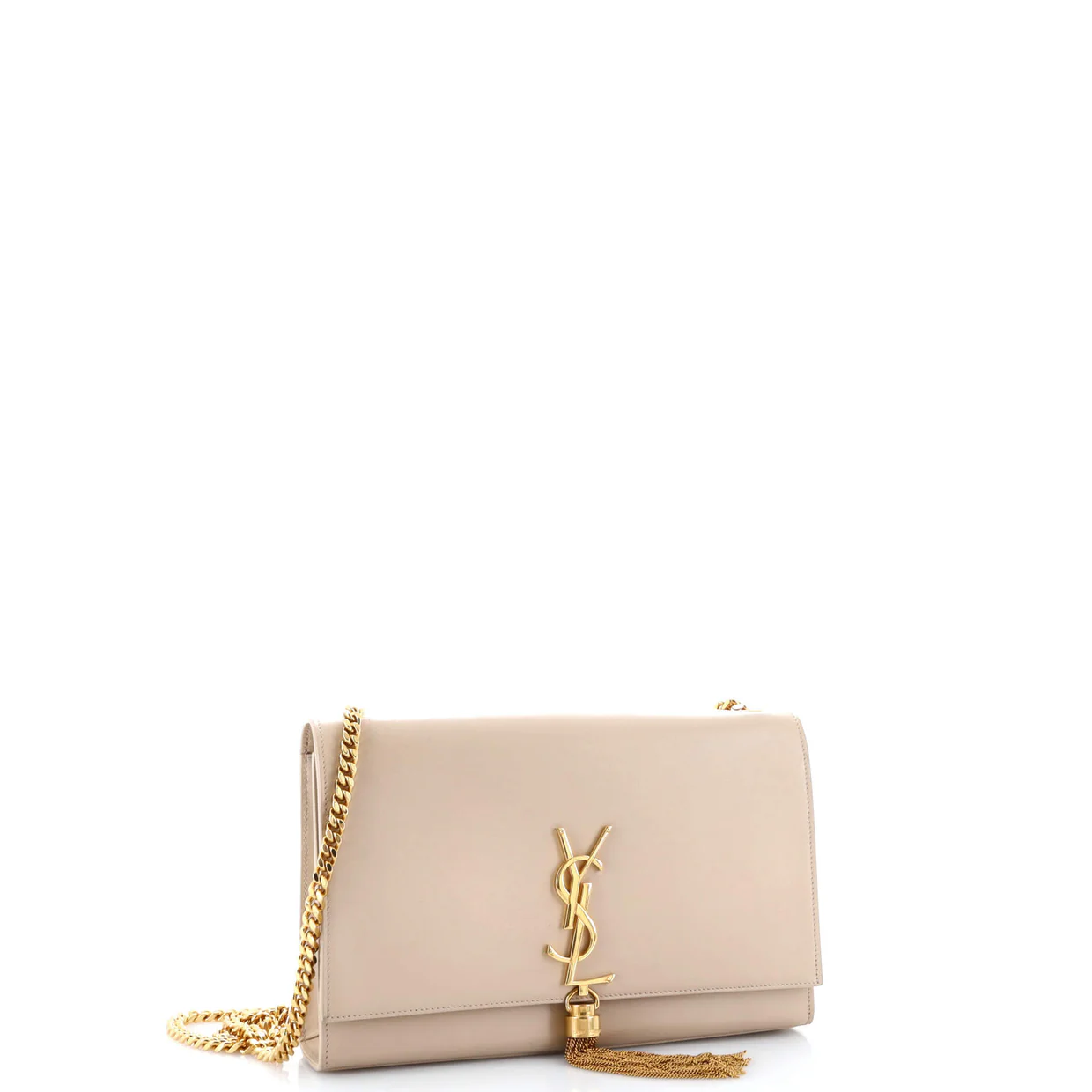 Classic Monogram Tassel Crossbody Bag Leather Medium - Deep Luxury