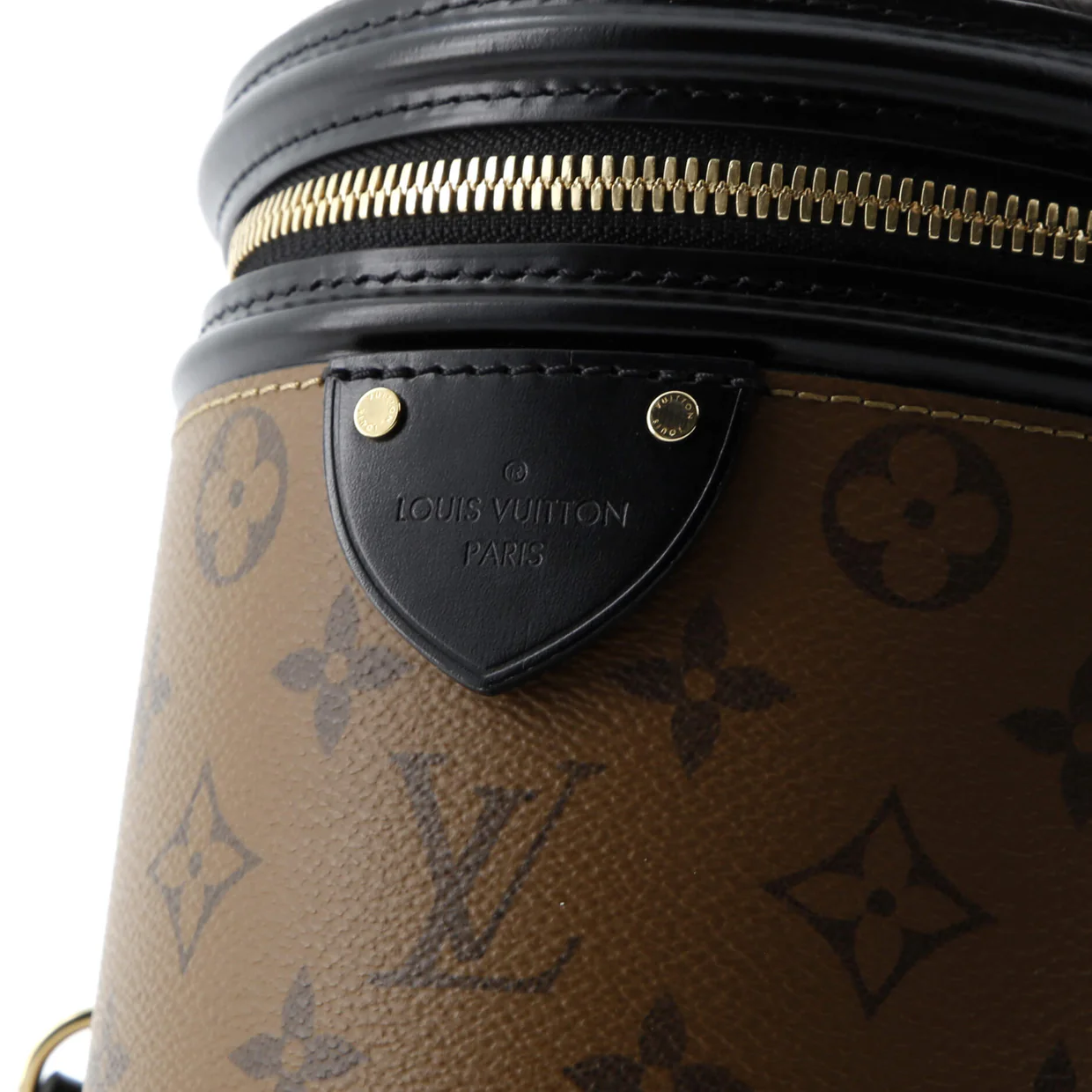 Cannes Handbag Reverse Monogram Canvas - Deep Luxury