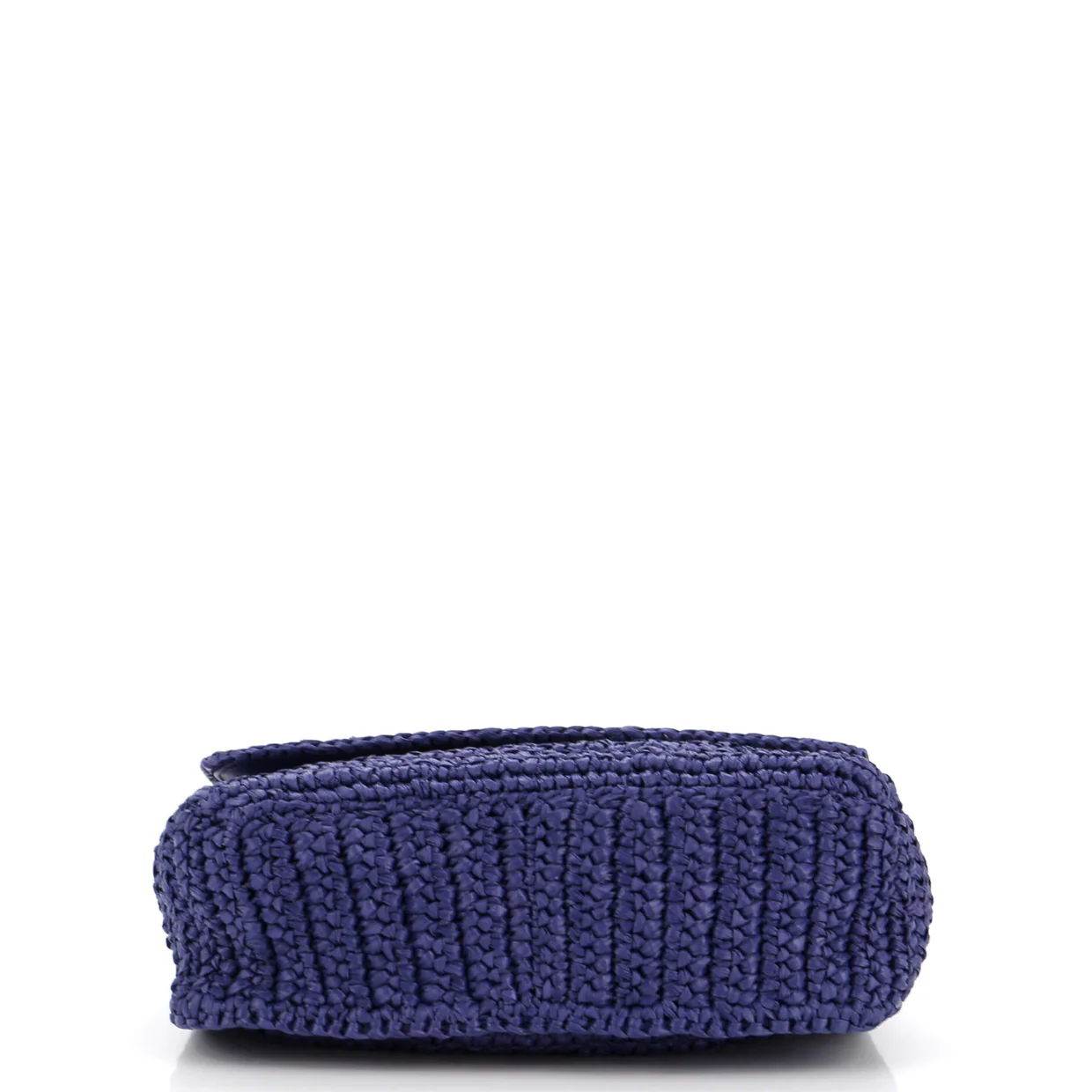 Niki Chain Flap Bag Raffia Medium - Deep Luxury