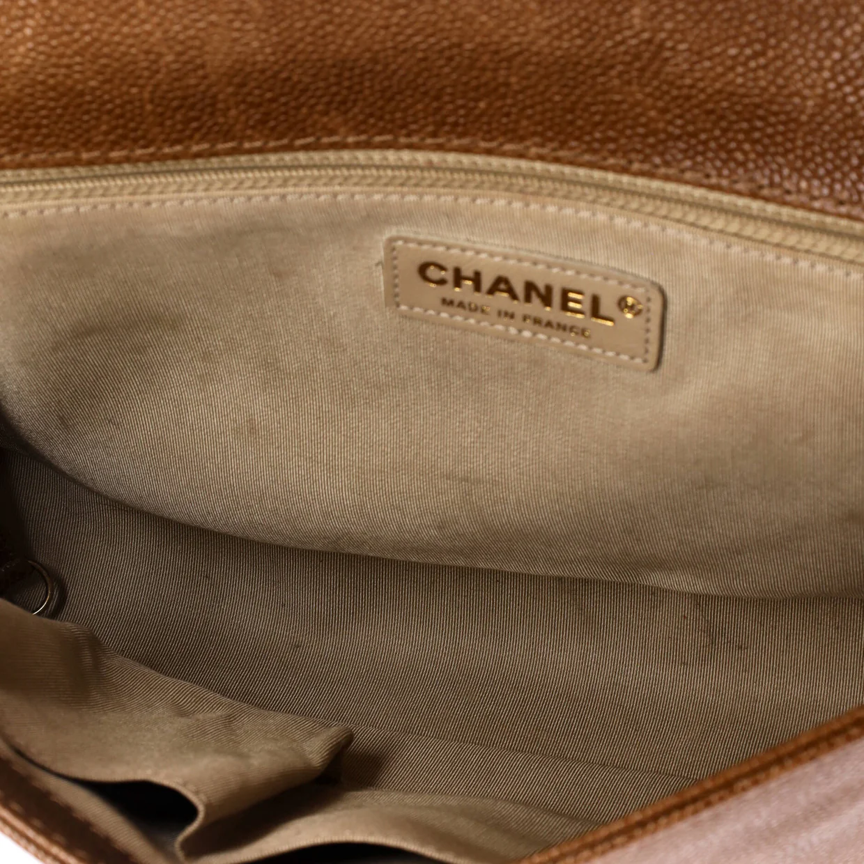 Boy Flap Bag Quilted Caviar Large - Deep Luxury