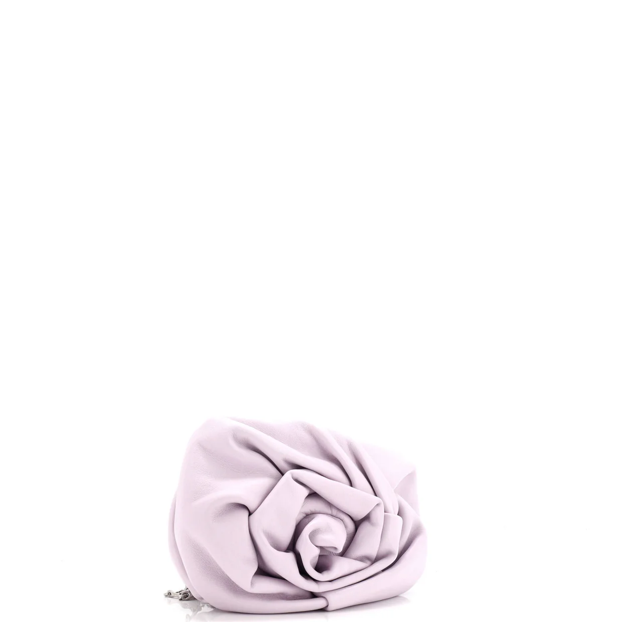 Rose Chain Clutch Leather - Deep Luxury