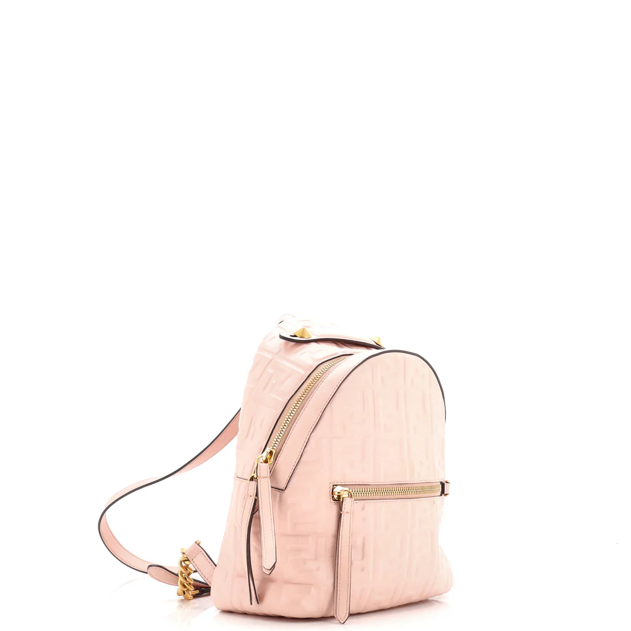 By The Way Backpack Zucca Embossed Leather Mini - Deep Luxury