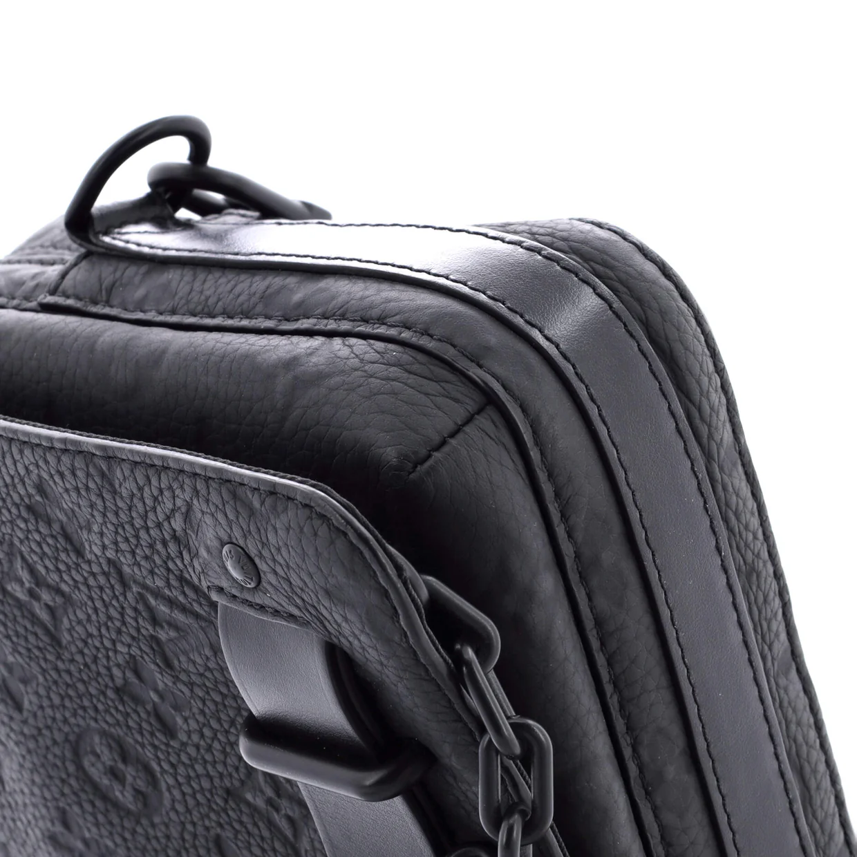 Steamer Messenger Bag Monogram Taurillon Leather - Deep Luxury