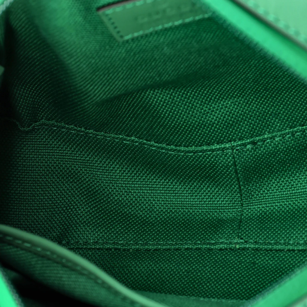 Front Zip Crossbody GG Rubber Effect Leather Mini - Deep Luxury