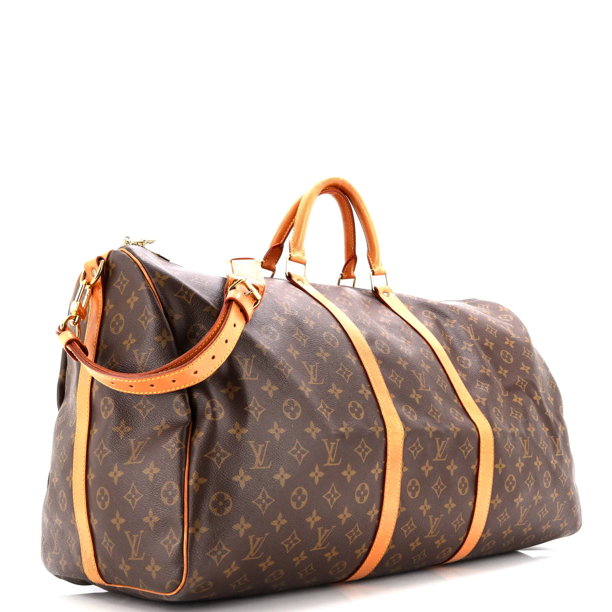 Keepall Bandouliere Bag Monogram Canvas 60 - Deep Luxury