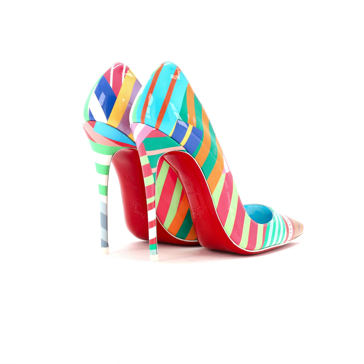 Women's So Kate Pumps Printed Patent 120 - Deep Luxury