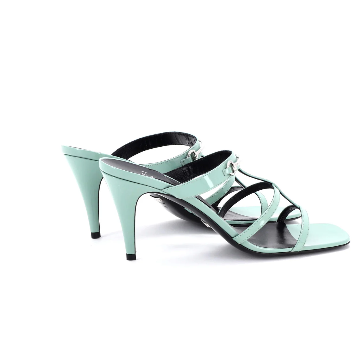 Women's Horsebit Cage Heeled Sandals Leather - Deep Luxury
