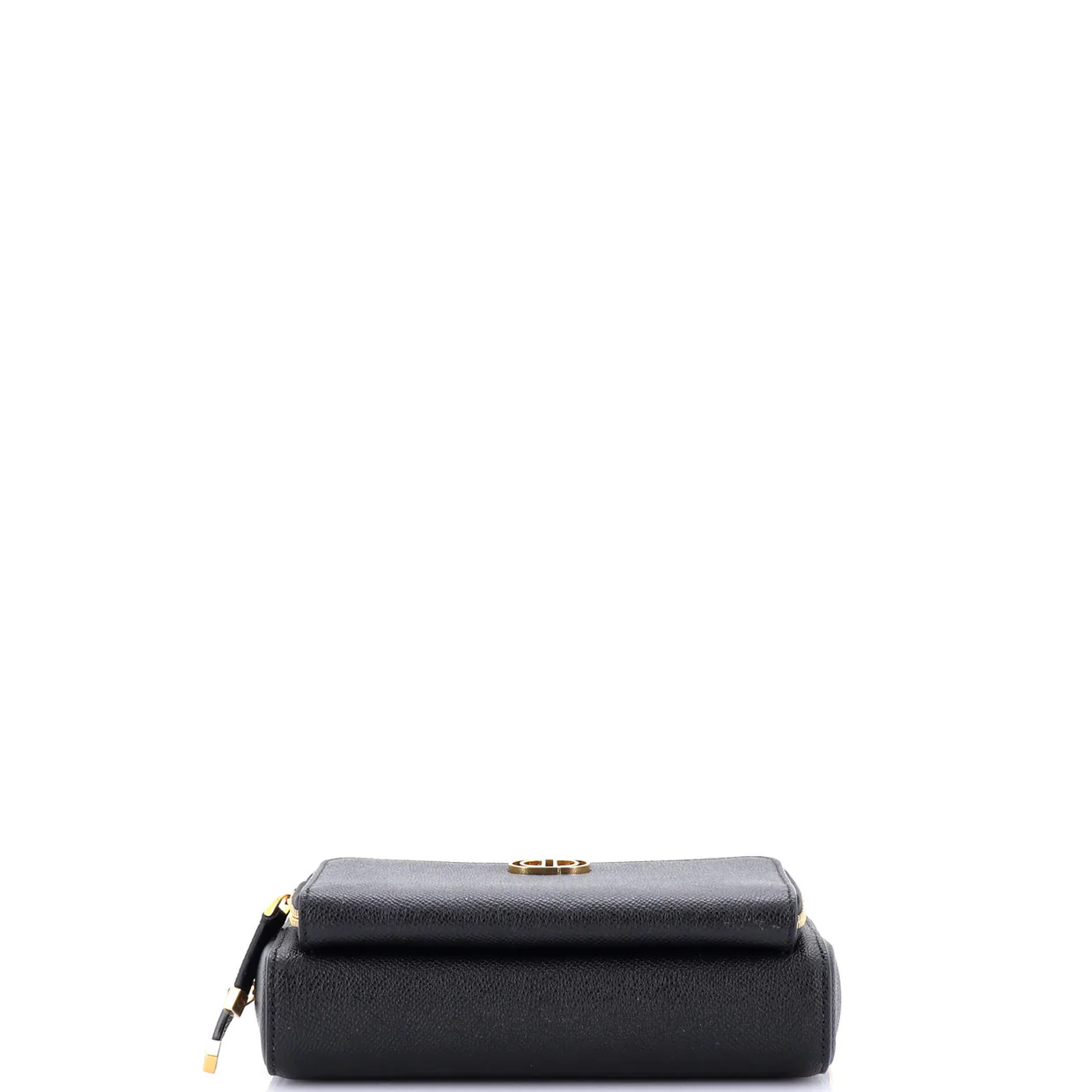 Caro Double Pouch Crossbody Bag Leather - Deep Luxury