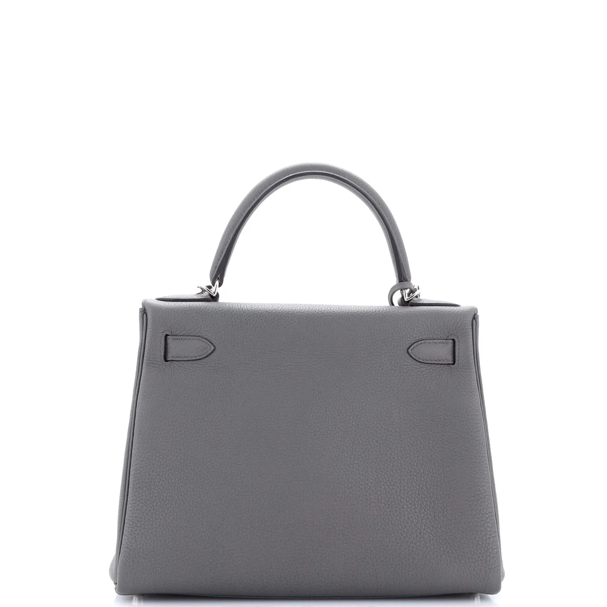 Kelly Handbag Grey Togo with Palladium Hardware 28 - Deep Luxury