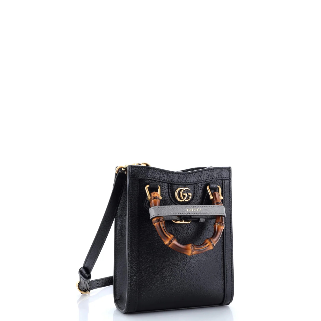Diana Vertical Tote Leather Mini - Deep Luxury