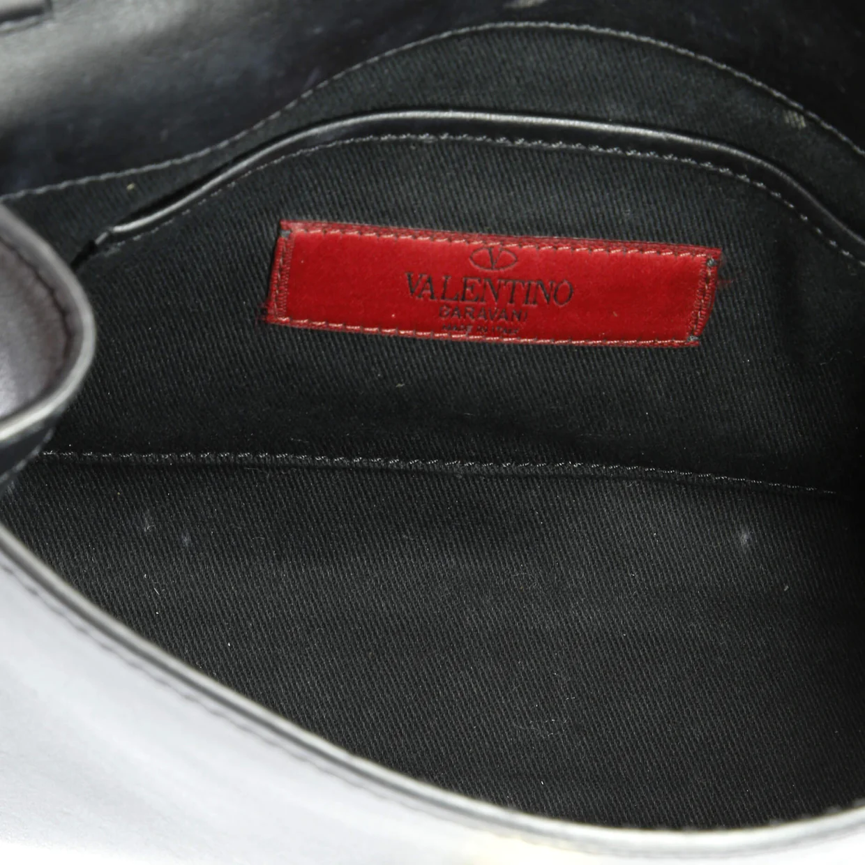 Rockstud Flip Lock Flap Bag Leather Medium - Deep Luxury