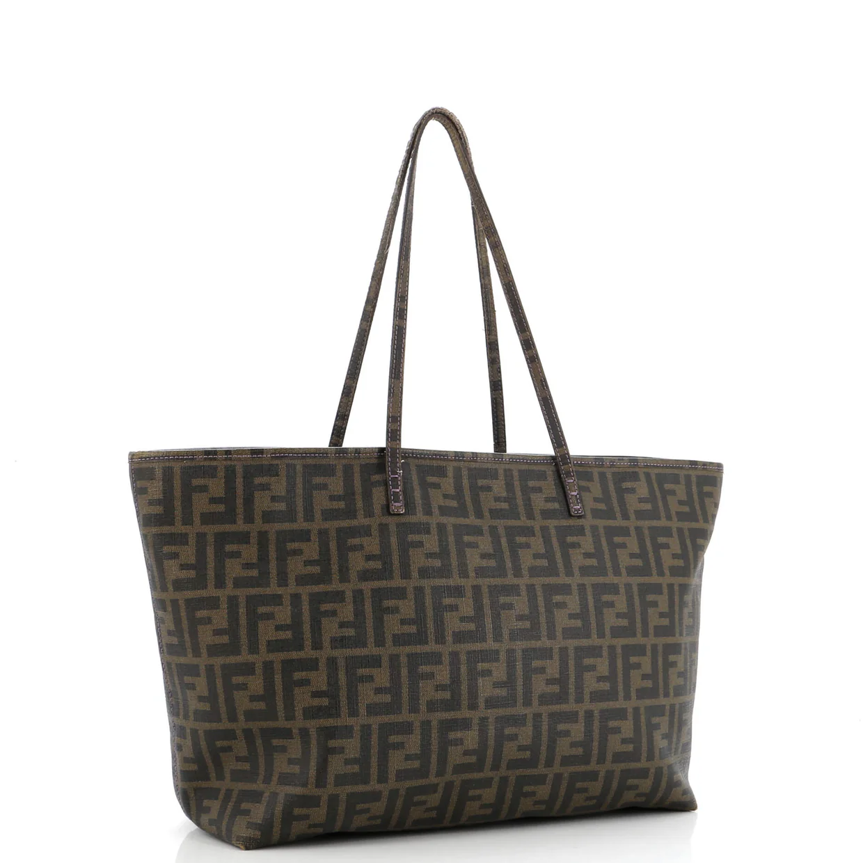 Roll Tote Zucca Coated Canvas Large - Deep Luxury