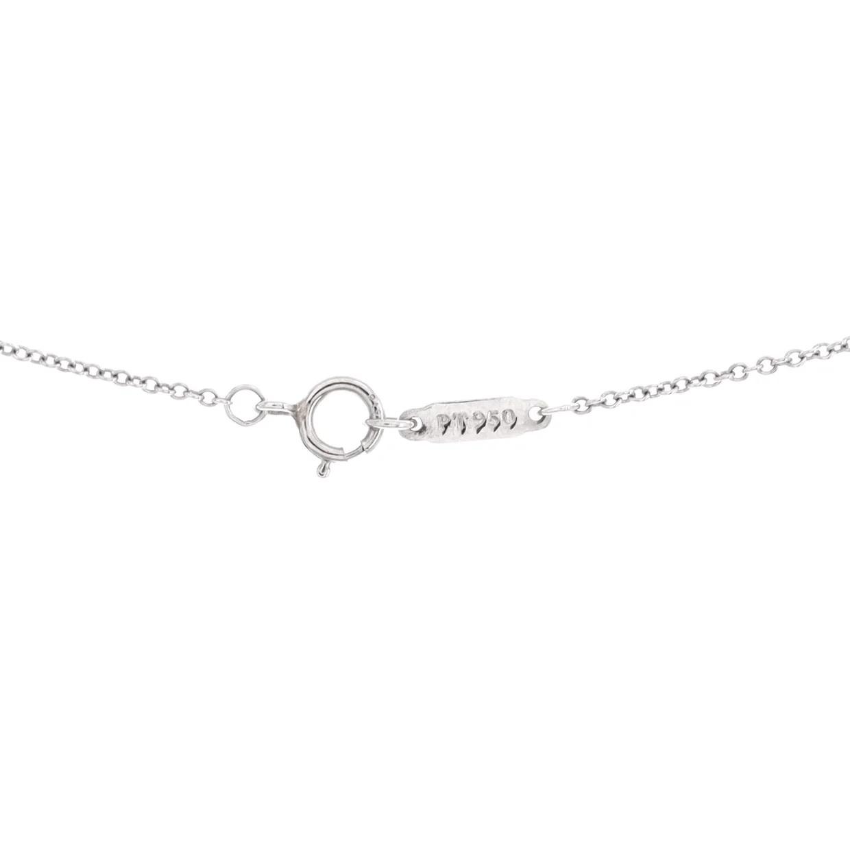 Solitaire Pendant Necklace Platinum with RBC Diamond .61CT - Deep Luxury