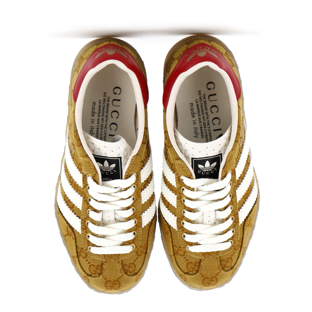 x Adidas Women's Gazelle Sneakers GG Canvas - Deep Luxury