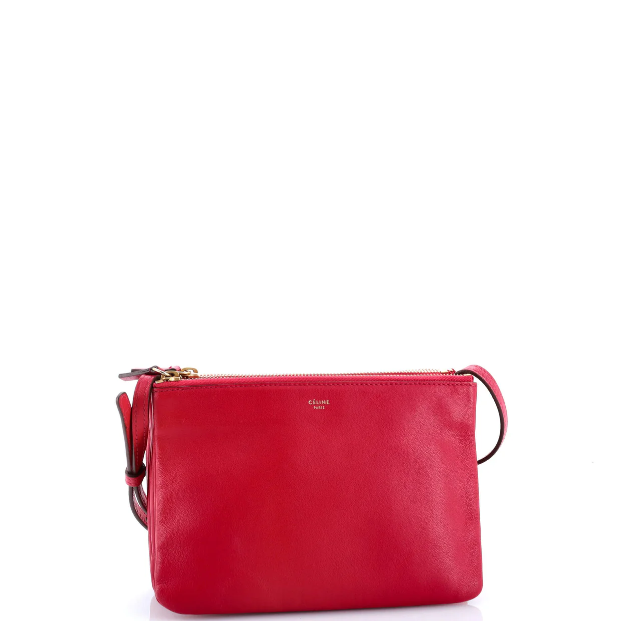 Trio Crossbody Bag Leather Small - Deep Luxury