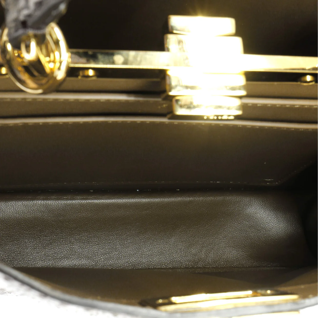 Peekaboo ISeeU Bag Python Small - Deep Luxury