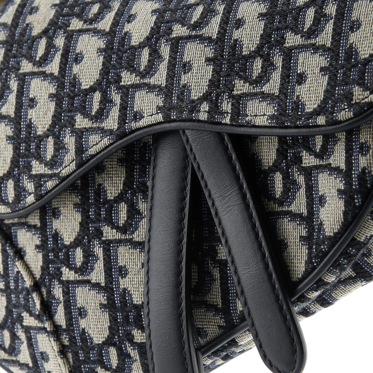 Saddle Handbag Oblique Canvas Mini - Deep Luxury