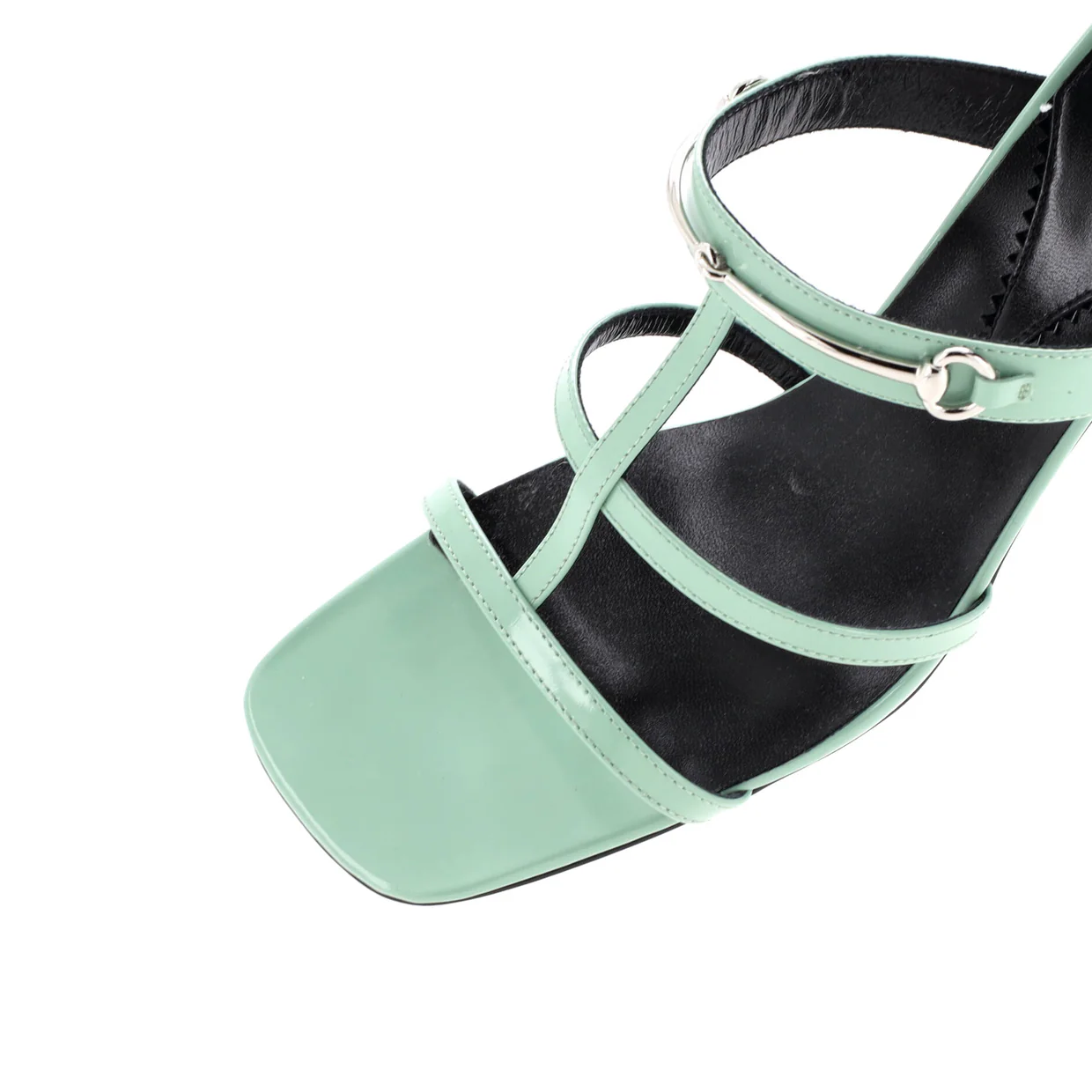 Women's Horsebit Cage Heeled Sandals Leather - Deep Luxury