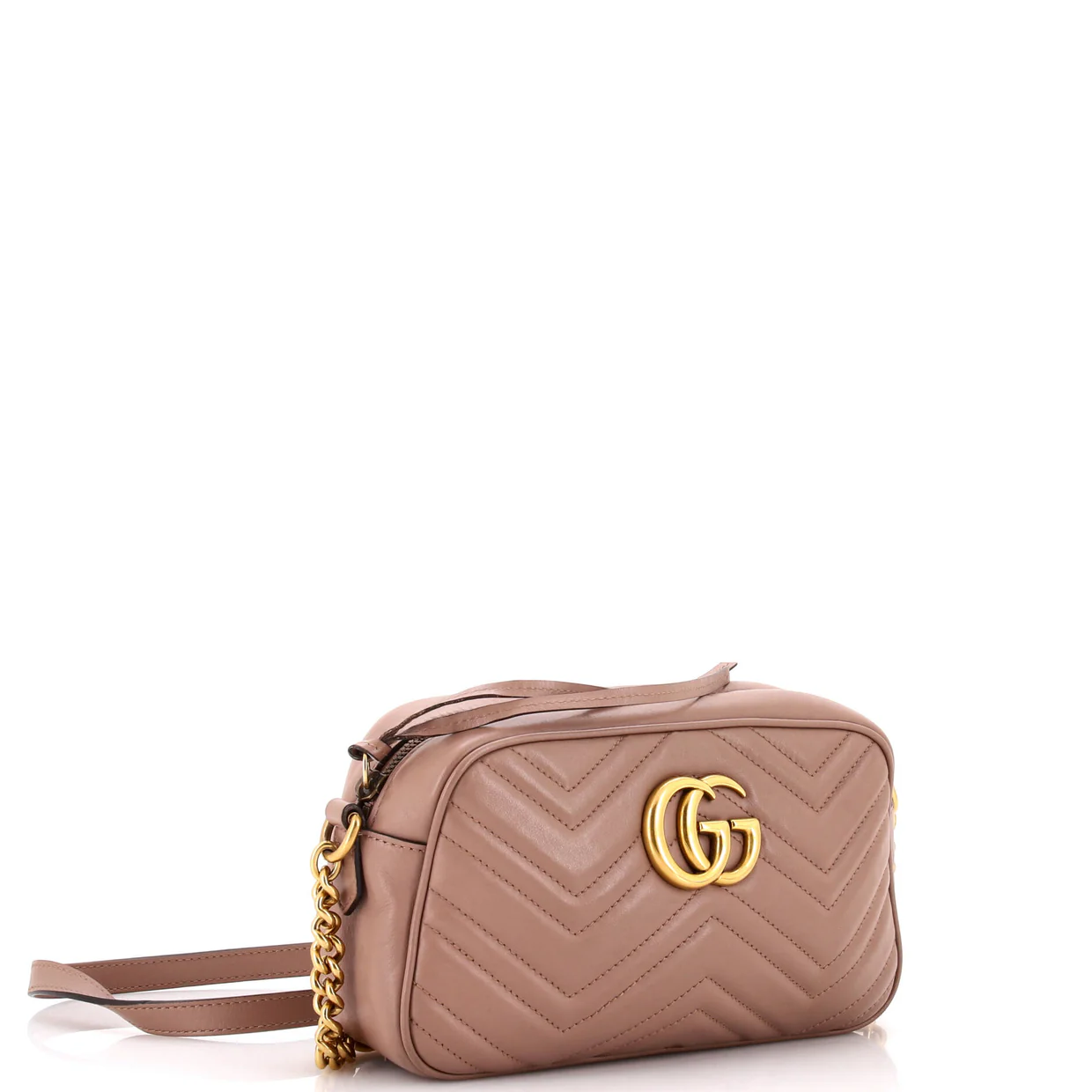 GG Marmont Shoulder Bag Matelasse Leather Small - Deep Luxury
