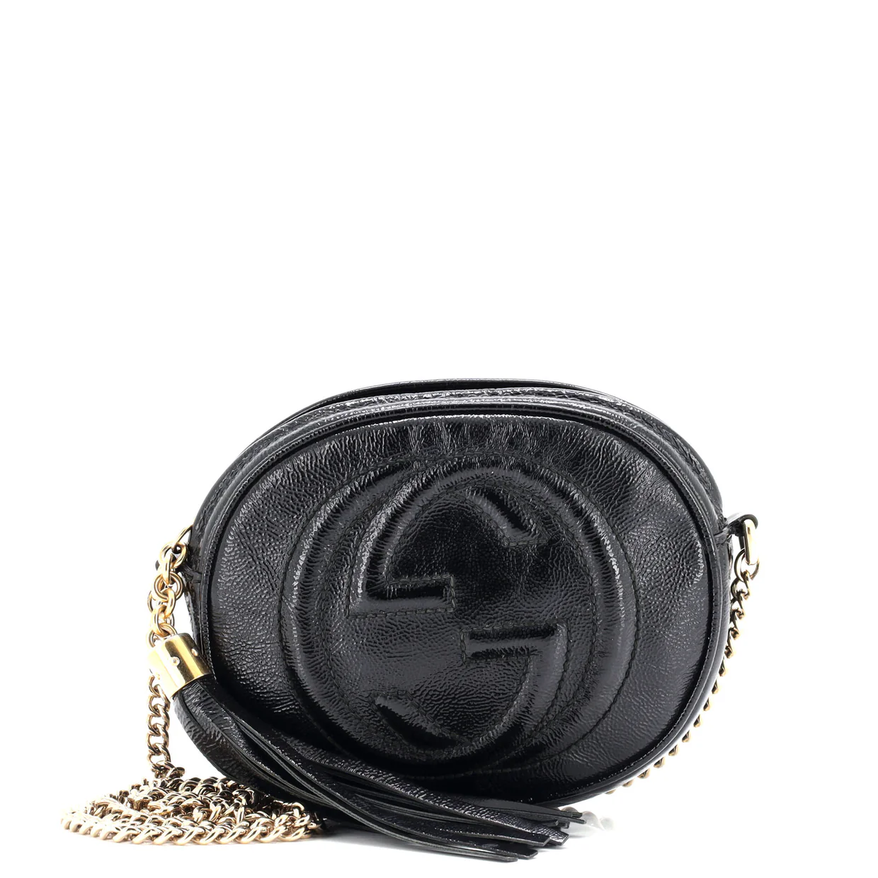 Soho Chain Bag Patent Mini - Deep Luxury