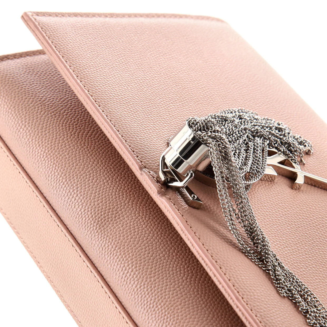 Classic Monogram Tassel Crossbody Bag Grainy Leather Small - Deep Luxury