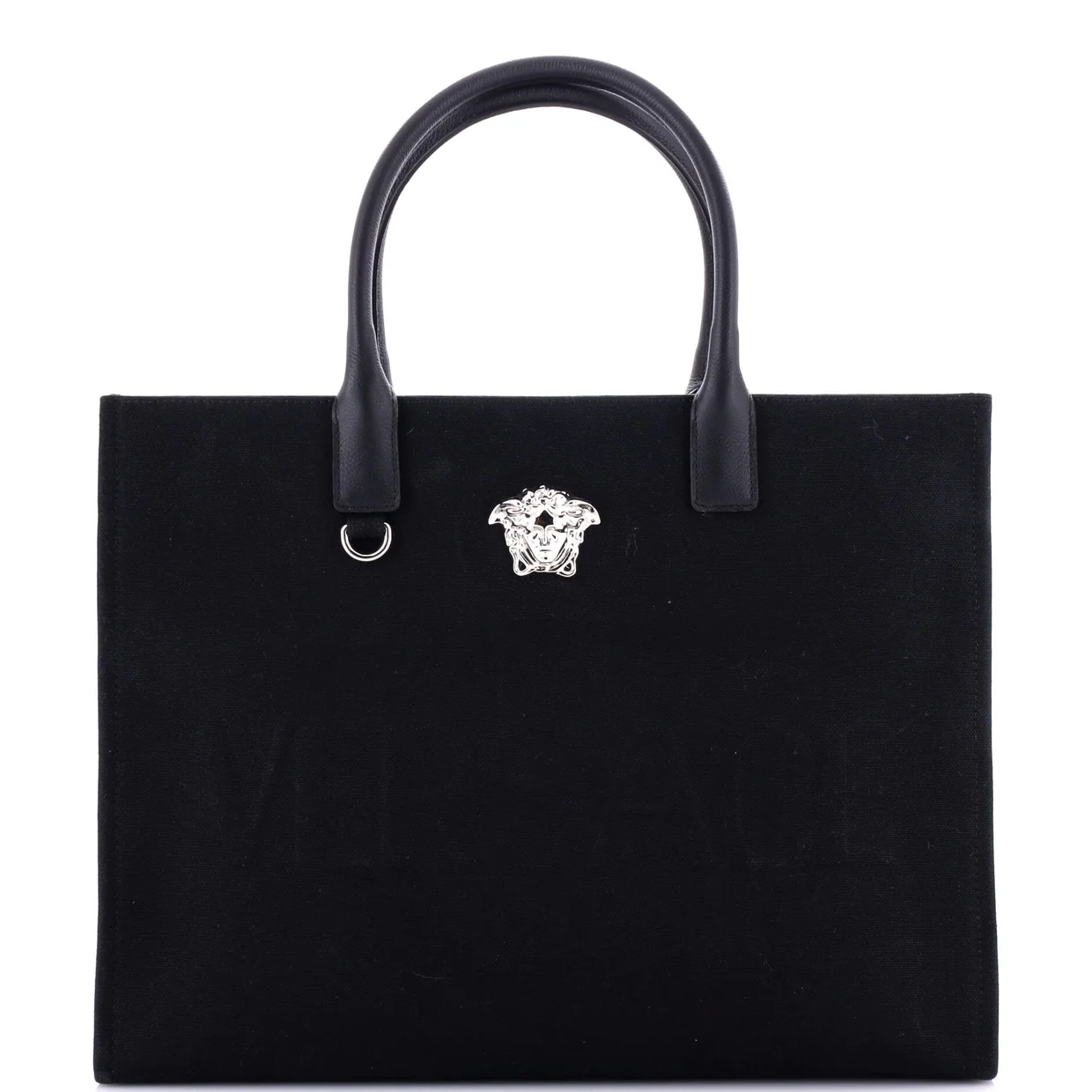 La Medusa Tote Embossed Canvas Large - Deep Luxury