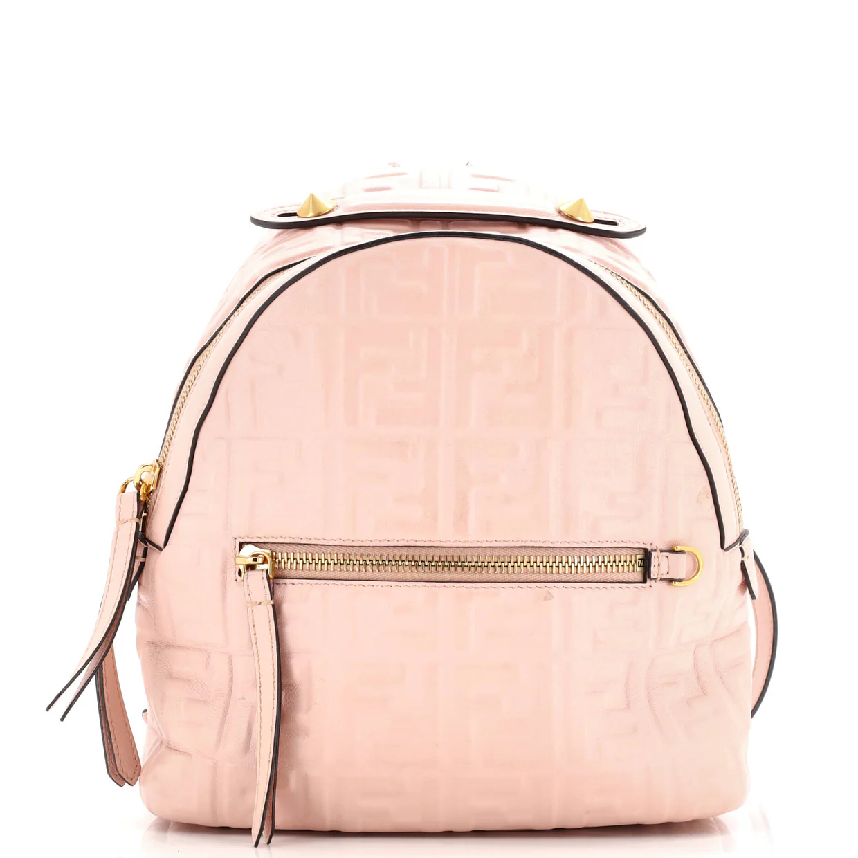 By The Way Backpack Zucca Embossed Leather Mini - Deep Luxury