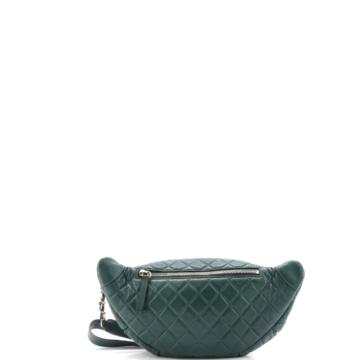 Banane Waist Bag Quilted Leather - Deep Luxury