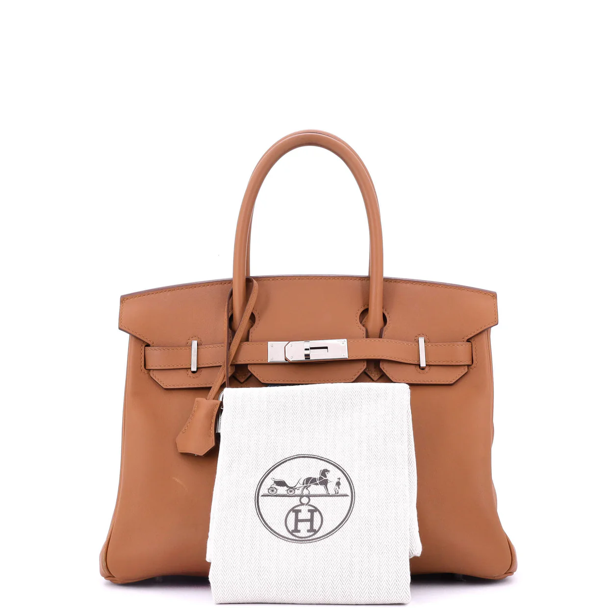 Birkin Handbag Tressage Gold Swift and Palladium Hardware 30 - Deep Luxury