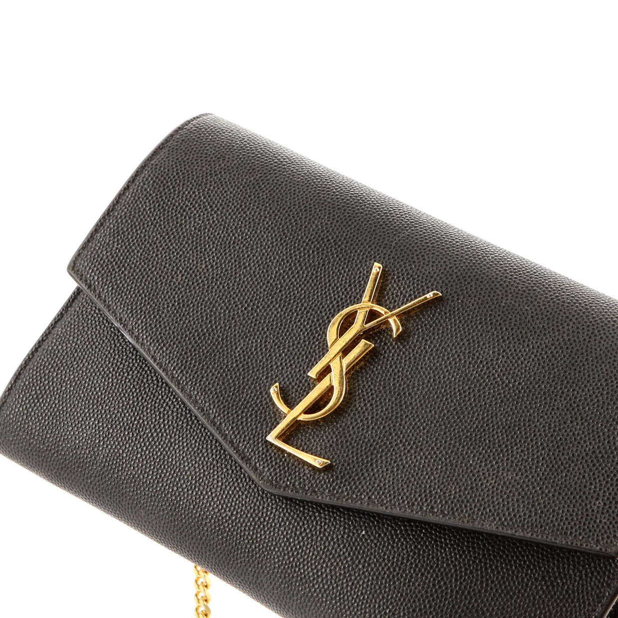 Uptown Chain Wallet Leather - Deep Luxury