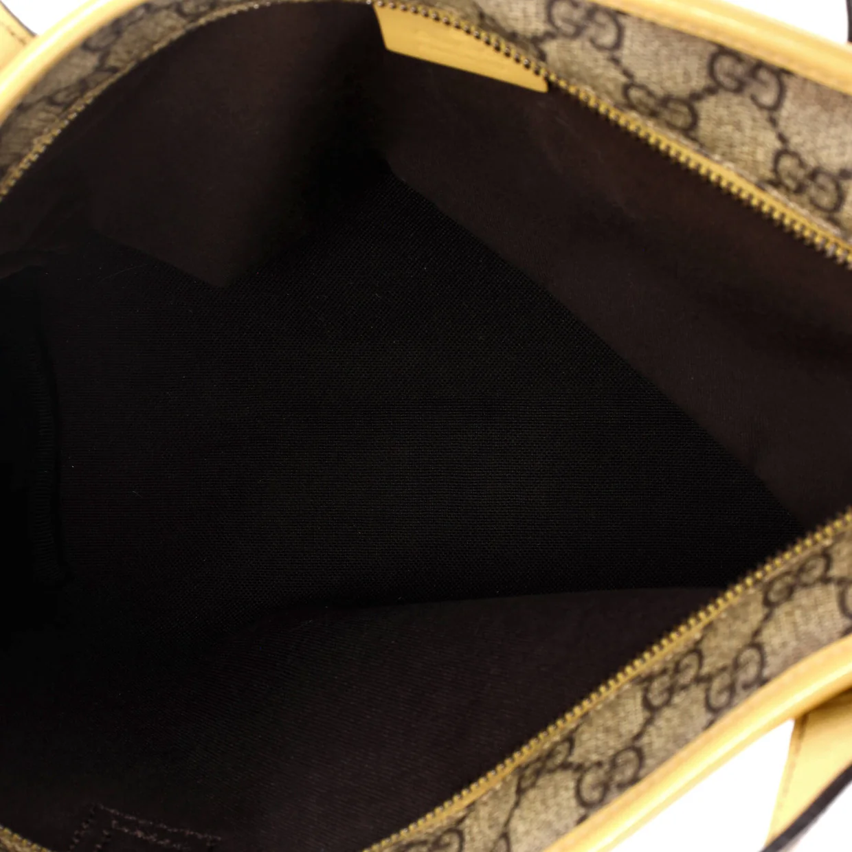 Plus Tote GG Coated Canvas with Leather Small - Deep Luxury