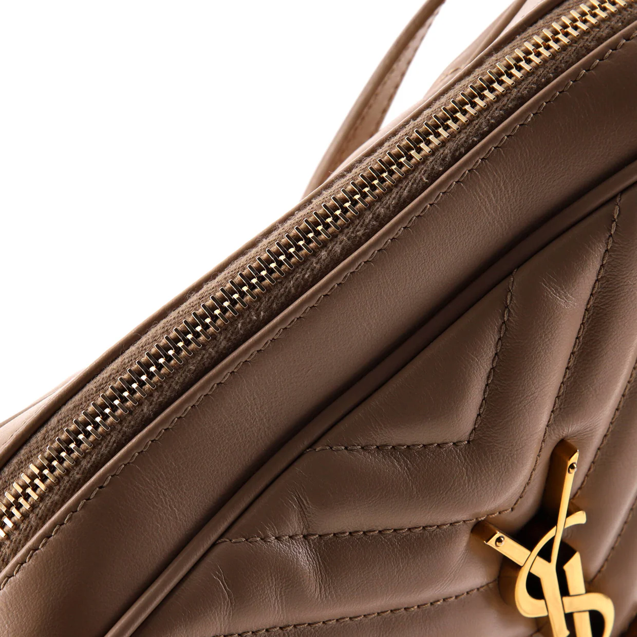 Lou Camera Bag Matelasse Chevron Leather Small - Deep Luxury