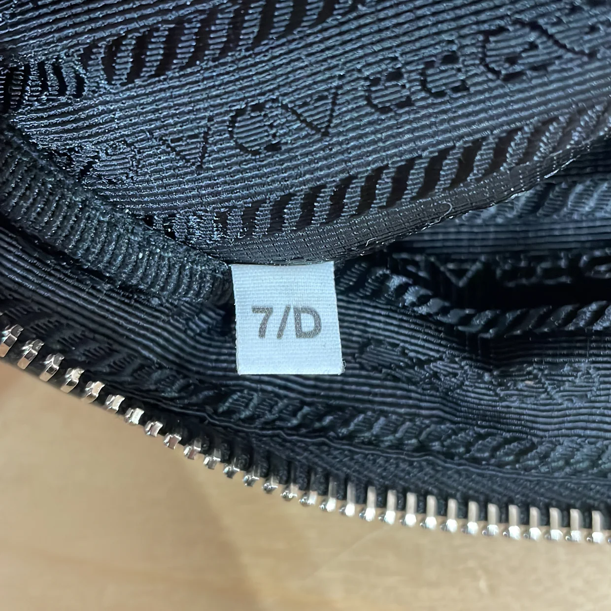 Triangle Logo Zip Crossbody Bag Leather Small - Deep Luxury