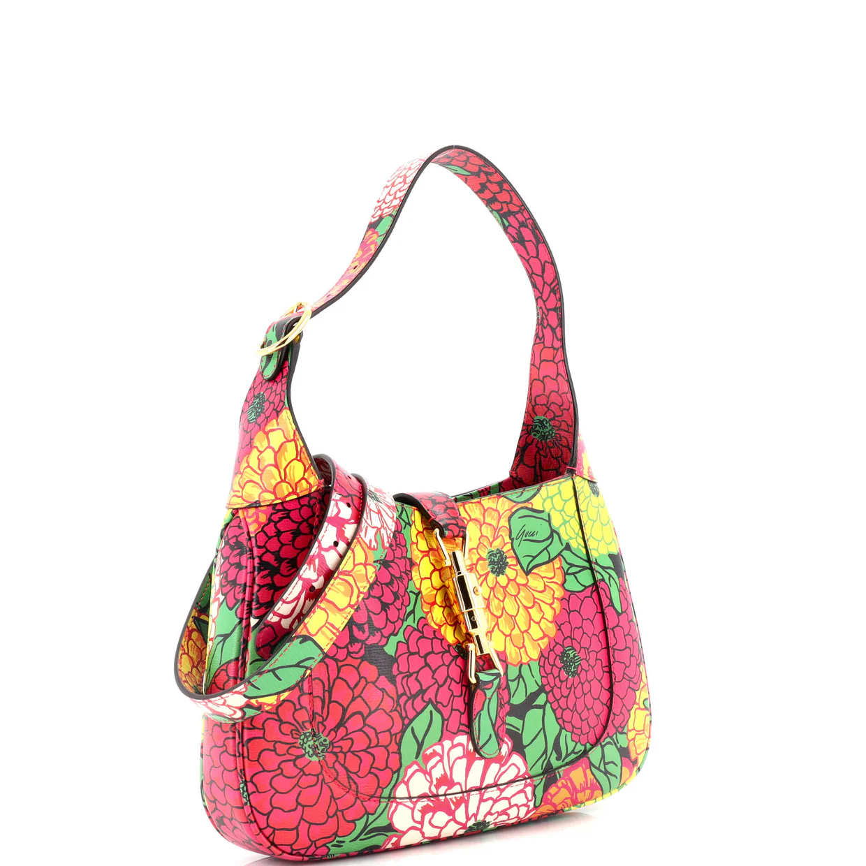 Jackie 1961 Hobo Printed Leather Small - Deep Luxury