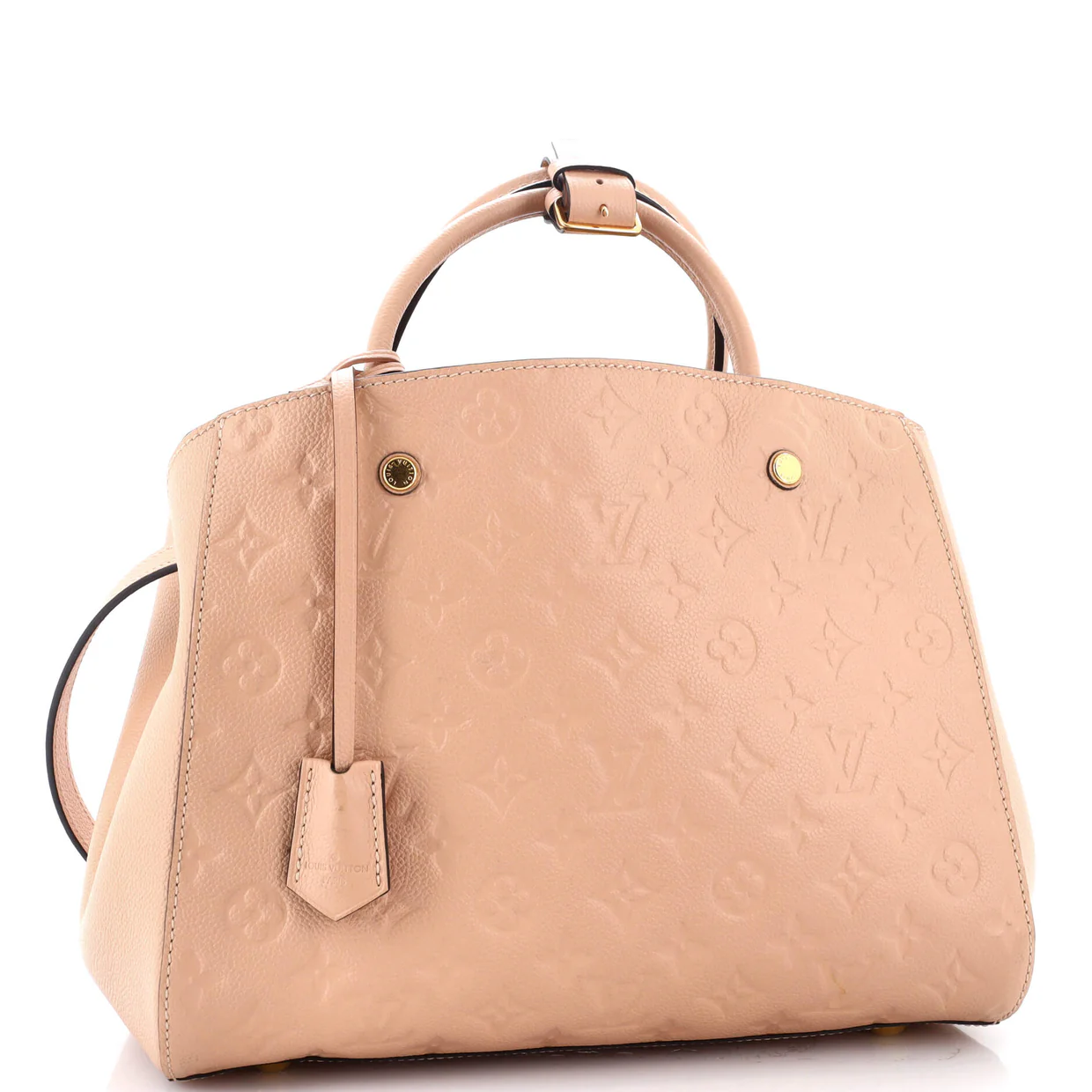 Montaigne Handbag Monogram Empreinte Leather MM - Deep Luxury