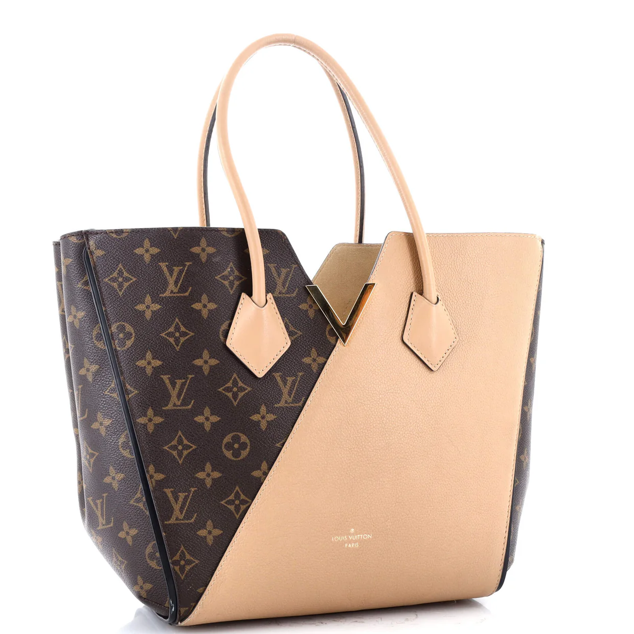 Kimono Handbag Monogram Canvas and Leather MM - Deep Luxury