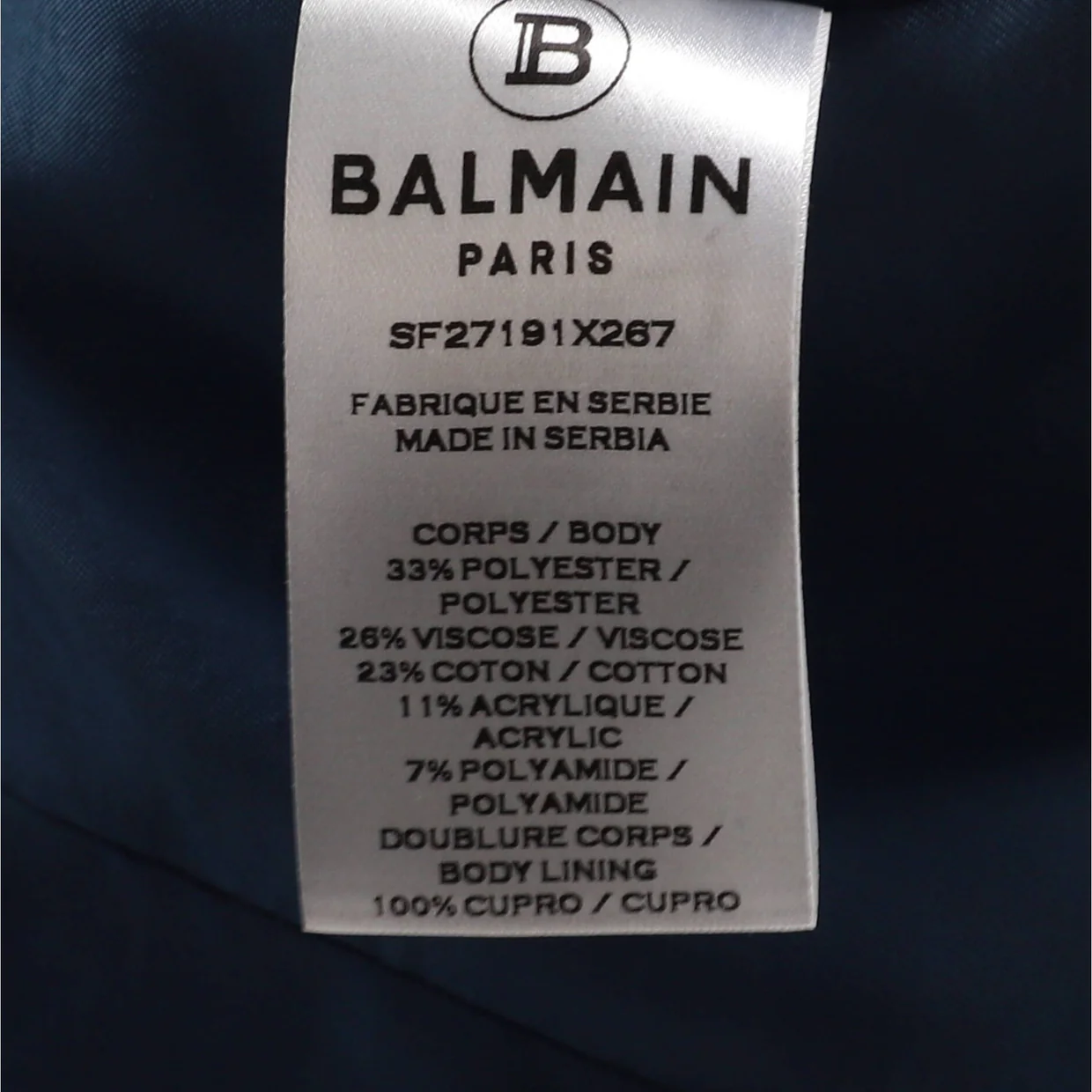 Women's Double Breasted Blazer Tweed - Deep Luxury