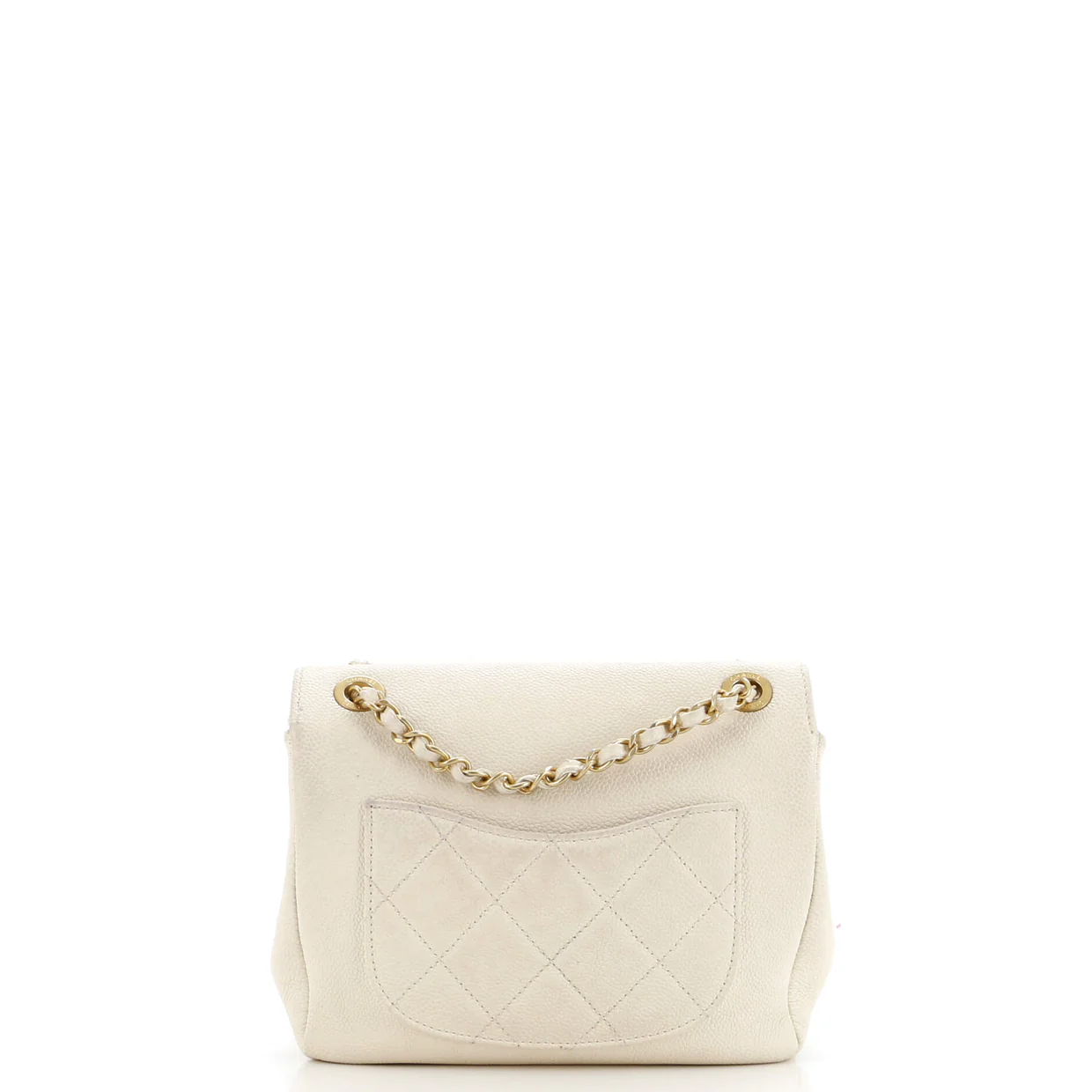 Business Affinity Flap Messenger Bag Caviar - Deep Luxury