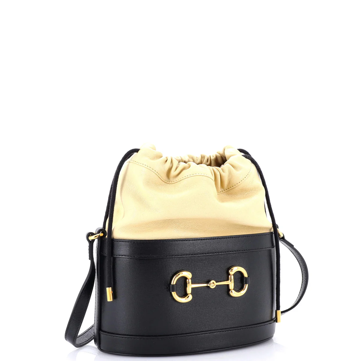 Horsebit 1955 Bucket Crossbody Bag Leather Small - Deep Luxury