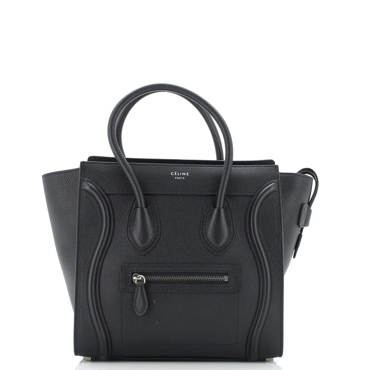 Luggage Bag Grainy Leather Micro - Deep Luxury