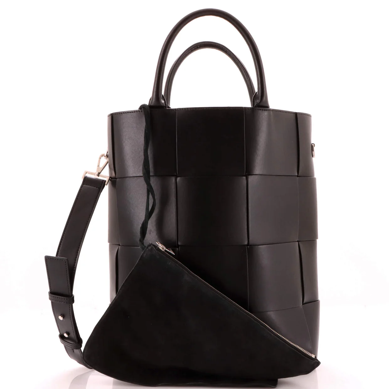 Cassette Convertible Tote Maxi Intrecciato Leather Medium - Deep Luxury