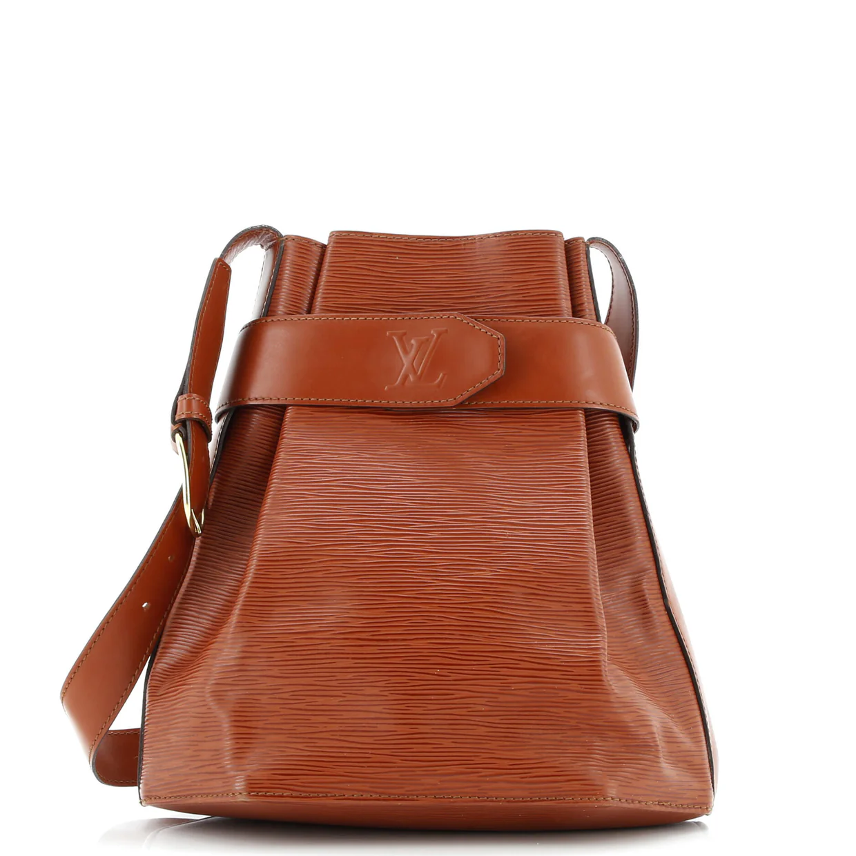 Vintage Sac d'Epaule Handbag Epi Leather PM - Deep Luxury