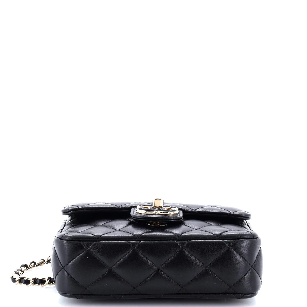 Candy Heart Flap Bag Quilted Lambskin Mini - Deep Luxury